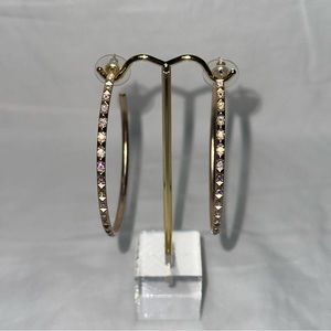 Kendra Scott Large Rose Gold Hoop Earrings